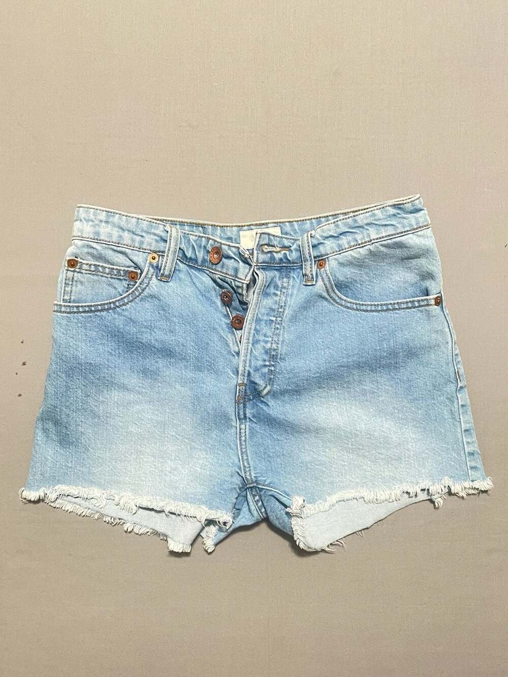 Brixton Women's Raw Hem Denim Shorts Size 25